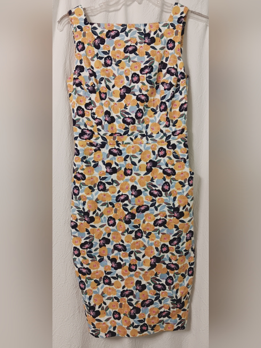 NWT Boden Heather Dress Textured Fallen Peony Floral Print Pockets Size 4 - Picture 5 of 16